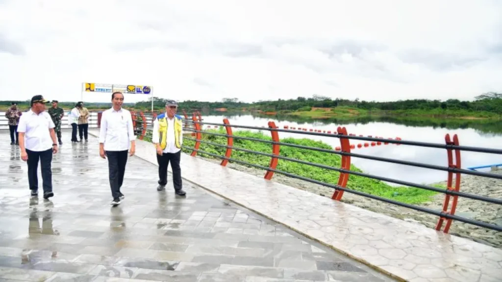 Tanda-tanda Positif! Presiden Jokowi Resmikan Bendungan Sepaku Semoi